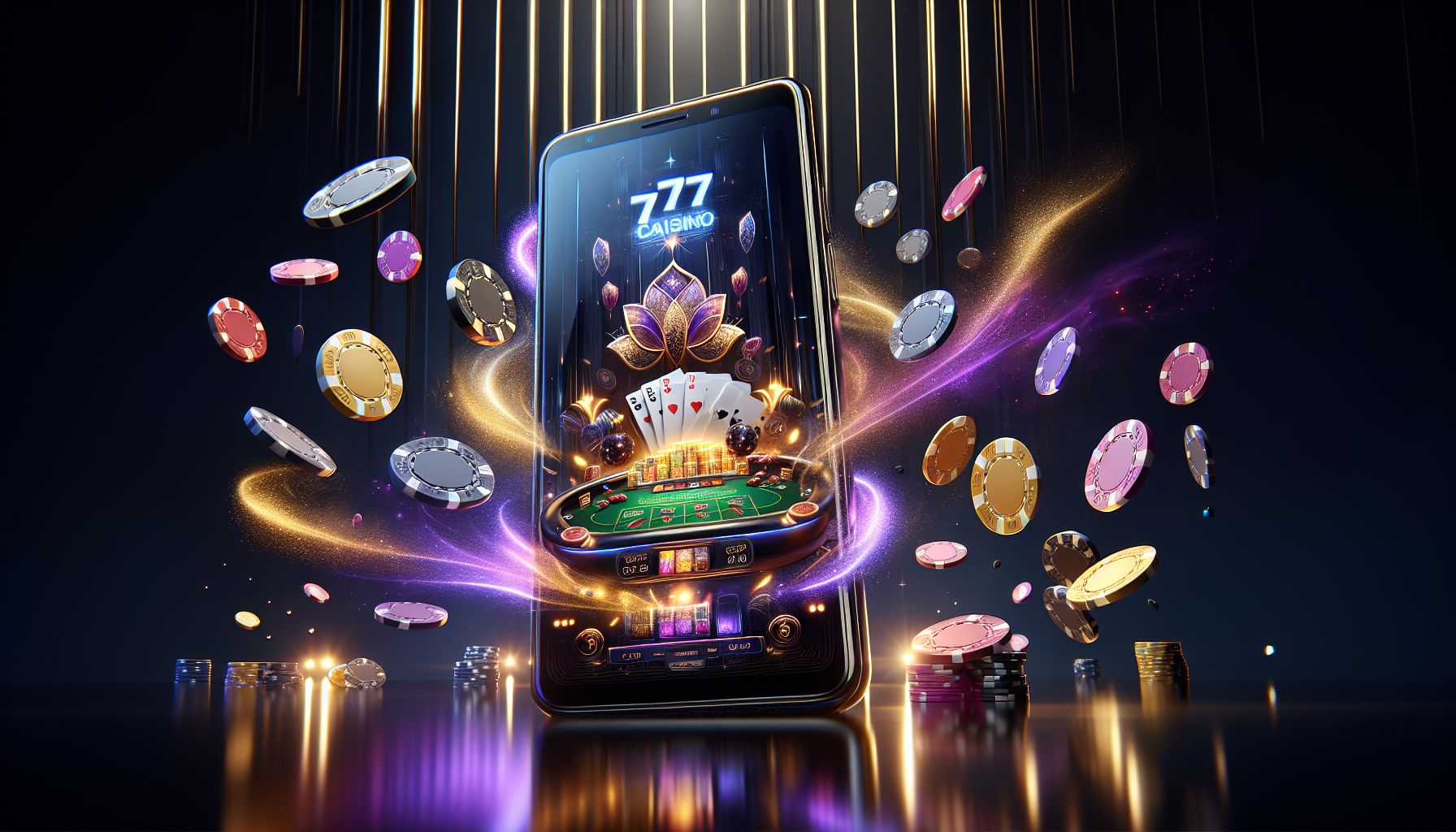 Mobile user in Bangladesh enjoying live gaming through the 7Z777 app